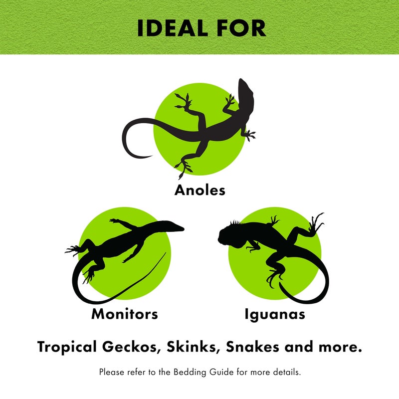 Zilla Reptile Terrarium Bedding Substrate Floor Liner, Green, 10G, 9.75" x 19.75" - Image 4